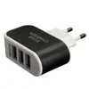 米国EUプラグ3 USBポートウォールチャージ5V 3.1A LED Travel Power Adapter EU Chargers Dock Charg