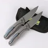 Green Thorn F7 Flip-Klappmesser mit M390-Klingen, TC4-Titangriffen, Outdoor-Camping, Jagdtaschen, Obstmesser, EDC