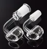 4mm Thick Domeless Quartz Nail 10mm 14mm 18mm Female Male Bowl Smoking Bowl 100% Pure Quartz Banger Nail for Glass Bongs