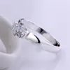 925 серебряная пластина глянцевое кольцо с бриллиантом GSSR603 Прямая продажа с фабрики модный бренд стерлингового серебра покрытые кольца на палец 287V