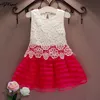 Bébé filles robes enfants dentelle robe pour filles sans manches princesse gilet robe de soirée filles vêtements enfants vêtements infantile enfant en bas âge vêtements