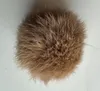 Wholesale 7cm size crute rabbit fur ball accessories genuine PomPom pompons balls for decoration 50pcs per lot