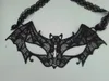 Halloween Masquerade Sexig Lady Lace Mask Bat Mask Party Black3812278