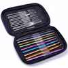 Practical 22 Pc/Set Multi Aluminum Needles Crochet Hooks Set Knitting Needle Tools With Case Yarn Craft Kit ZA0921