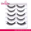 Greatremy 5 Pairs Different Styles Hand-made Makeup Natural Thick Soft Fake Eyelashes for Party and Daily Use