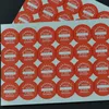 500 stks / partij Diameter 10 mm Garantie Afdichting Label Sticker ongeldig als de verzegeling is beschadigd, universeel met jaren en maanden voor