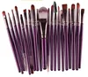 20st Eye Makeup Brushes Set Eyeshadow Blandning Borstpulver Fundament Ögonskappa Ögonbryn Läpp Eyelinerborste Kosmetiska verktyg