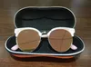 New Portable Round Peanut Sunglasses Hard Eyewear Box Plaid Zipper Glasses Case Eyeglasses 20Pcs/Lot Free Shipping