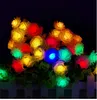 Romantik 3 M 30/20 LED Gül Dize Peri Işıkları Pil Kumandalı Çiçek Düğün Parti Dekorasyon Işıkları Lambası