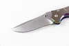 Facas personalizados - Tactical faca dobrável 440C Stone Wash lâmina de aço lidar com facas de acampamento ao ar livre EDC Pocket Knife