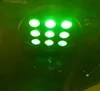 Nieuwste 9 stks * 12W RGBW 4in1 High Power LED Par Light met DMX-gebruik voor DJ Stage Light Disco Club Myy