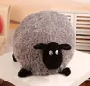 Plüschtiere Netter angefüllter weicher Schaf-Charakter scherzt Baby-Spielzeug-Geschenk-Puppe Weiß / Grau