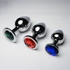 Hot Large Middle Swited, 3pcs-Set Steel Anal Plug Metal Butt Plug Insats Leksaker Gratis Frakt