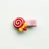 2017 New Baby Hairpins 30pcs/lot Acrylic Lollipop Cute Kids Hair Clips Children Hairpin Wholesale Mini Cartton Lollipop