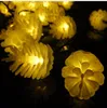 Vattentät LED-sträng Pine Cone Christmas Solar Lights Garland Luminaria Outdoor Led Solar Panel Garden Lights