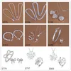 Wholesale sterling silver jewelry sets 6 sets a lot mixed style EMS68,fashion 925 silver Necklace Bracelet Earring Ring jewelry set