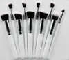 10st / set Professionell Mini Makeup Brushes Verktyg Satser Make Up Borstar Full kosmetisk borste Ögonskugga Läppansiktpulverborste