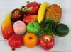 30pcs Fruits Artificiels et Faux Légumes Fleurs De Bacca Pour La Décoration De Mariage Scrapbooking Décoratif Kid Jouets Cognitifs