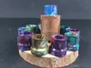 4 stili TFV8 Coilart Mage RTA Mini Buddha Roughneck Resina epossidica Drip Tip Colorato Puntali a goccia larga 510 Boccaglio per RDA DHL