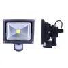 Le capteur de mouvement infrarouge PIR a mené le projecteur 10W 20W 30W 50W COB IP65 a mené l'éclairage d'inondation pour la lumière extérieure de jardin 110-265V