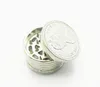 Three-tier Zinc Alloy Grinder Tip Silver Lady Head Shape Modeling Broken Cigarette Lighter