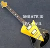 Custom Musicman Ernie Ball Armada Electric Guitar China Guitare Black and Gold Music Instrument