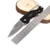 Keychain Kolorowe Noże Składane 440C Blade Outdoor Camping Multi Funkcja Składane Noże Kieszonkowe z aluminium + stal