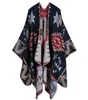 Yeni tavsiye kadın moda kış vahşi ızgara seyahat pashmina şal tasarımcısı ulusal rüzgar renk kalınlaşan sıcak eşarplar who273v