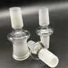 Acessórios para fumantes Adaptador de vidro de 14 mm de 18 mm para conversor feminino Bongas de óleo de ajuste feminino Bongos de água e prego de quartzo Banger