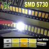 4000PC / REEL 0.2W SMD 5730 5630 Vit LED-lampdioder Ultra ljus