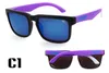 Lunettes de soleil de sport de créateur pour femmes, lunettes de soleil colorées pour hommes, 19 couleurs, vente chaude, bon marché, vente en gros