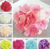 15CM/5.9" Artificial Hydrangea Decorative Silk Flower Head For Wedding Wall ArchDIY Hair Flower Home Decoration accessory props