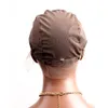 Greatemy Professional Lace Front Wig Caps för att göra peruk med justerbara band och kammar Swiss Lace Brown Medium Size