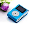 10st / mycket varmmarkering mini USB Clip MP3 Player LCD-skärmstöd 32GB Micro SD TF-kort Digital MP3-spelare Gratis frakt