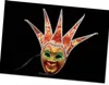 Hot Novelty Party Jester / Jolly Venetian Halloween Maska Wenecka Masquerade Maska Kolor Malowanie Full Face Maska Kostium Dostawy Party