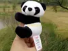 50 pz/lotto Spedizione Gratuita Panda bambola della peluche mini animale di pezza 10 cm panda molle Clip Della Tenda Per I bambini