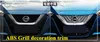 جودة عالية ABS 1PCS سيارة شواء الديكور تقليم لنيسان لانيا / بلوبيرد 2016