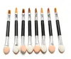 Nowe pędzle do makijażu Szczotki jednorazowe Kosmetyki Eye Shadow Eyeliner Lip Szczotka Zestaw Aplikator Dla Kobiet Piękno