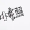 Chiodo elettrico Diamond Knot Quartz Domeless Enail 10/14.5/18.8mm E-Knot E per bobina da 20 mm, banger, bong in vetro, tubi dell'acqua dab