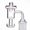 Quartz acessórios para fumar vácuo banger terp com 4 pequenas fendas na unha desaparável inferior para tubos de água de vidro SKGA633