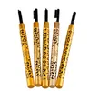 Sexy Leopard Wasserdicht Augenbrauen Eyeliner Bleistift 5 Farben Mode Frauen Schönheit Make-Up Augenbraue Enhancer Mit Pinsel Make-Up-Tool