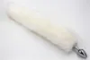 Искусственный плюш Лисий хвост Анальная пробка длиной 40 см Металлическая жопа Анальные секс-игрушки Fox cosplay7555401