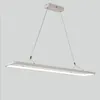 Современный минимализм светодиодные подвесные светильники квадратная алюминиевая подвеска