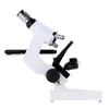 Freeshipping 1200x Zestaw mikroskopu edukacyjnego z oświetleniem LED 10-20x Zoom Poziom Ekskrygowy Ekskawny Student Edukacja Biologiczna Instrumen