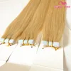 Blonde 613 color tape hair extensions 100g 40pcs Brazilian human hair cheap tape in hair extensions Fast delivery DHL2652281