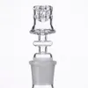 Diamant Rökning Tillbehör Knut Enail Quartz Electric Nails Frosted Joint 19.5mm Skål För 20mm Spole Elegant Design Domeless Dab Rig 523