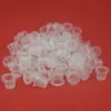 Wholesale 1000Pcs 9mm Small Size Clear White Tattoo Ink Cups Plastic Ttattoo Caps Suppply Hot Sale Free Shipping