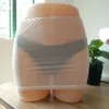 Hot Sexig Tight Pencil Cute Kjol Se igenom Micro Mini Skirt Transparent Night Club Kjol Fantasy Erotic Wear Candy Colors