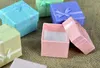 High Quality Favor Bag Whole Multi colors Jewelry Box Ring Box Earrings Box 4 4 3 Packing Gift Box267a