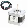 Freeshipping för NEMA 17 Stepper Motor Hi-Torque 300mN.M Stepper Motor 45oz 1.5A 4-ledning 2-fas 3D-skrivartillbehör 42x42x34mm